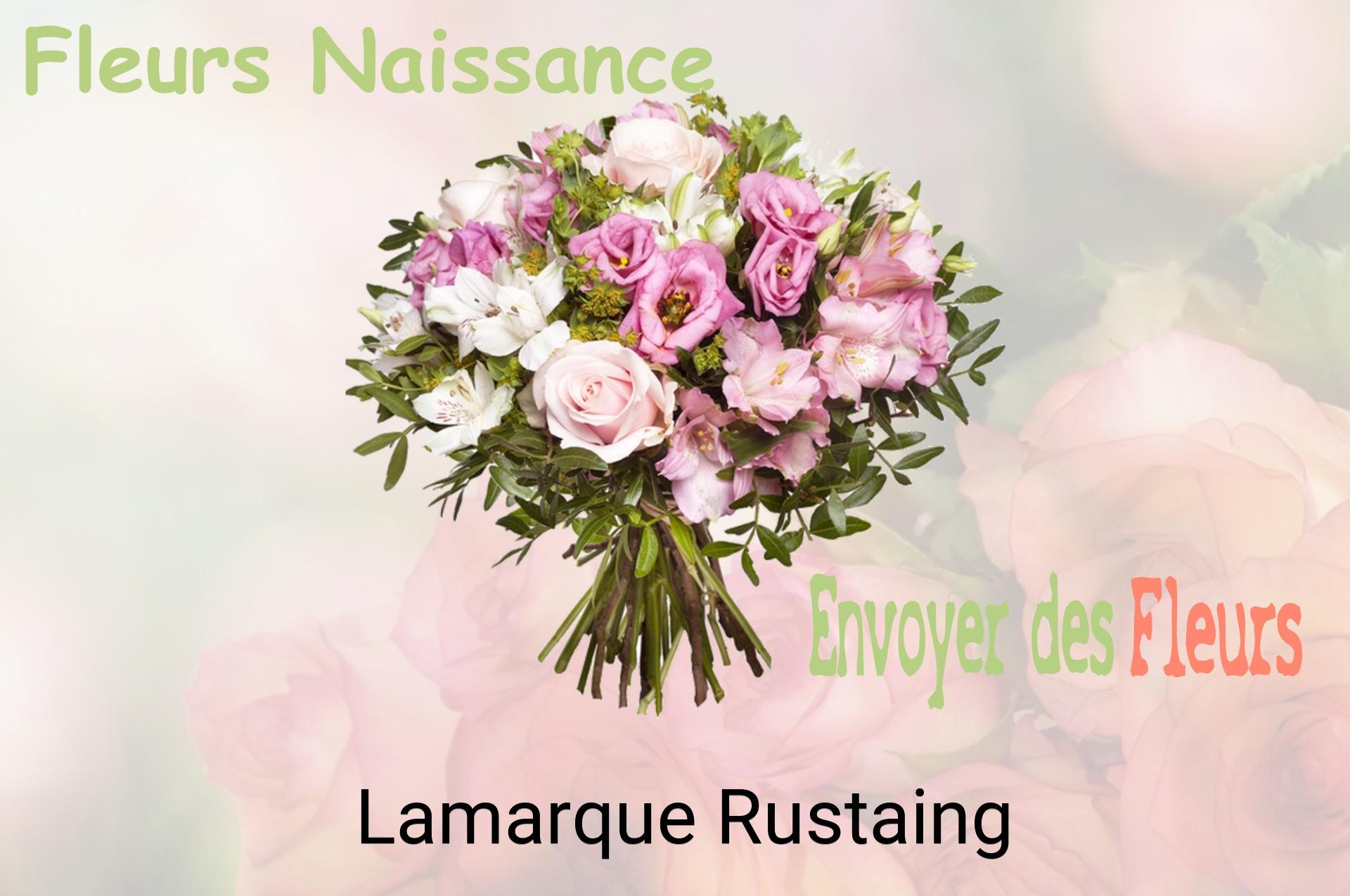 Bouquet de fleurs de naissance livré à Lamarque-Rustaing